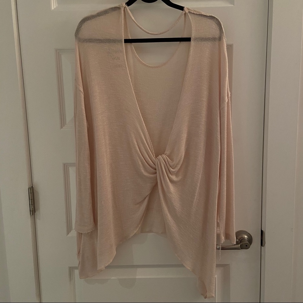 Urban Outfitters twisted open back knot sweater